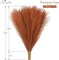 6 Pcs Orange Pampas Grass – 17.7 Inch Faux Burnt Orange Stems for Fall, Boho Décor, Wedding, Party, Table Centerpieces & Home Floral Arrangements